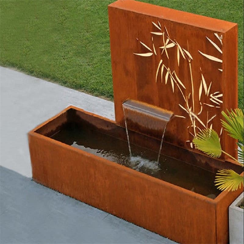 <h3>Eye-catching Modern Style Water Fountain With Fire Pit</h3>
